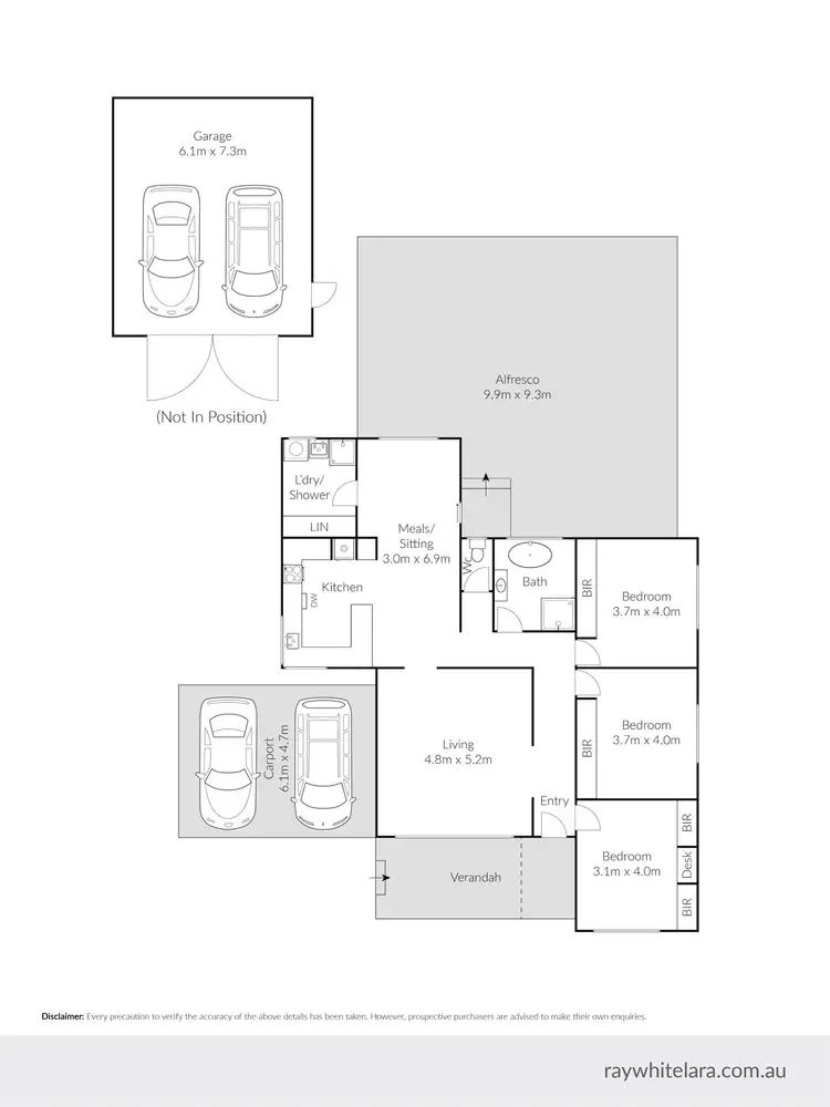 Floorplan of Homely house listing, 14 Mill Road, Lara VIC 3212