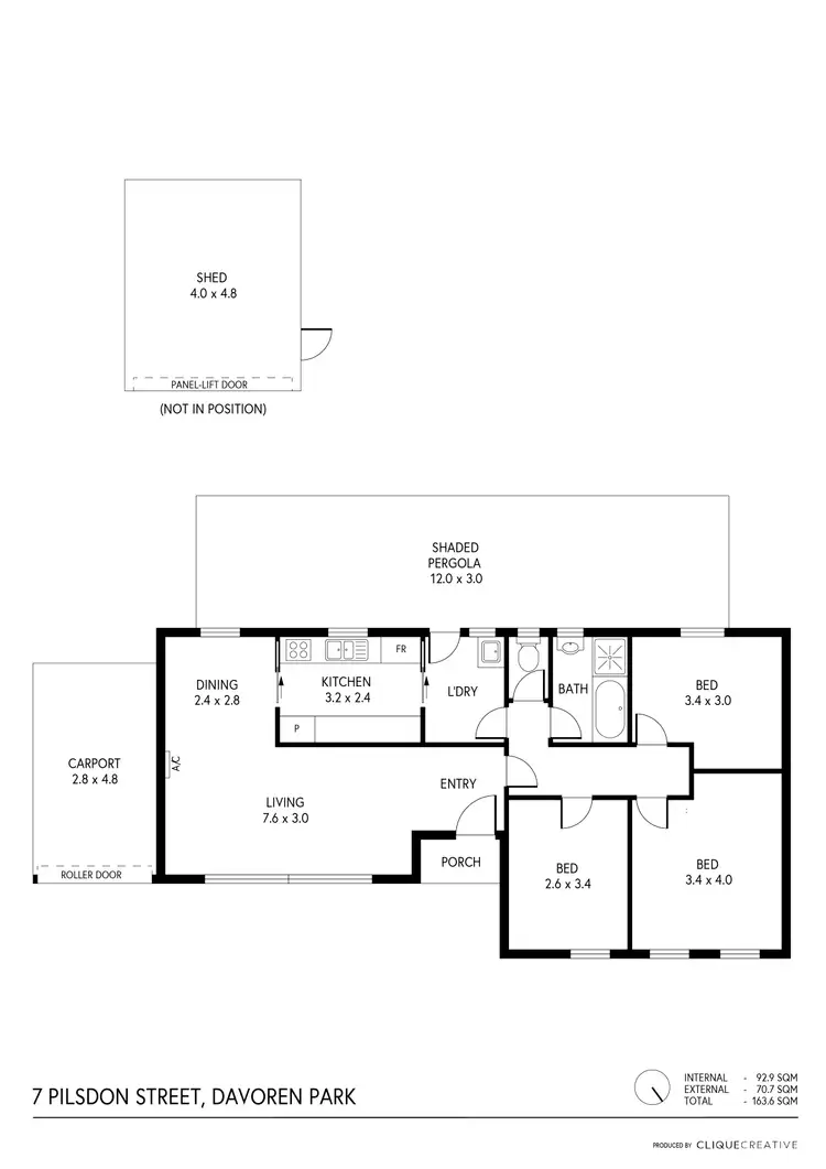Floorplan of Homely house listing, 7 Pilsdon Street, Davoren Park SA 5113