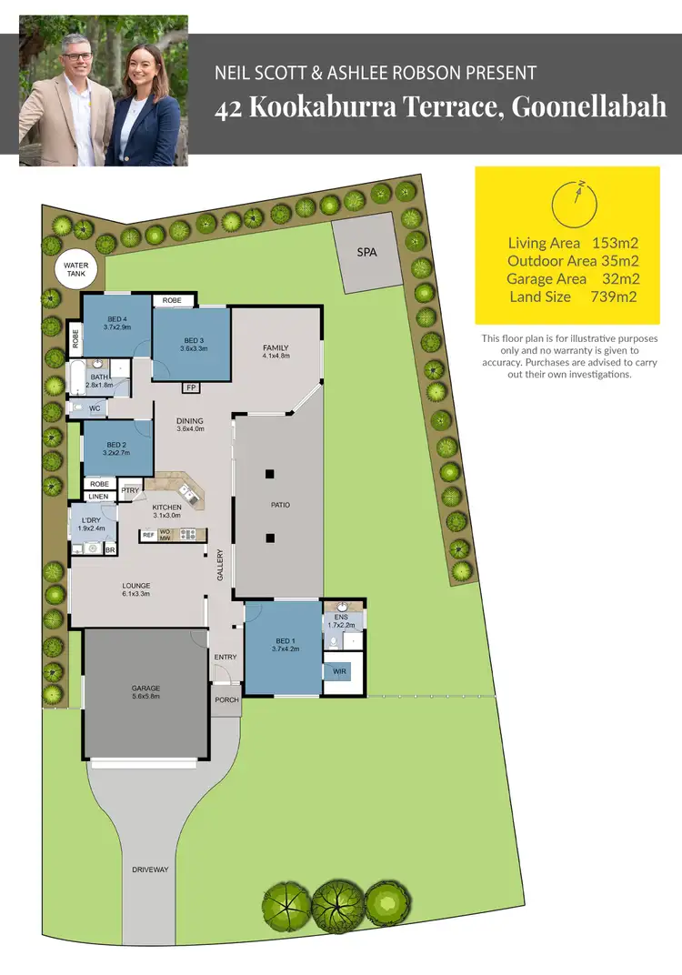 Floorplan of Homely house listing, 42 Kookaburra Terrace, Goonellabah NSW 2480