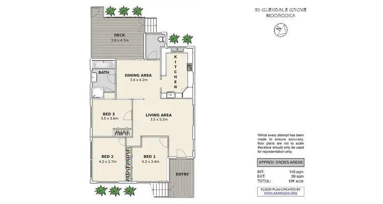 Floorplan of Homely house listing, 21 Glendale Grove, Moorooka QLD 4105
