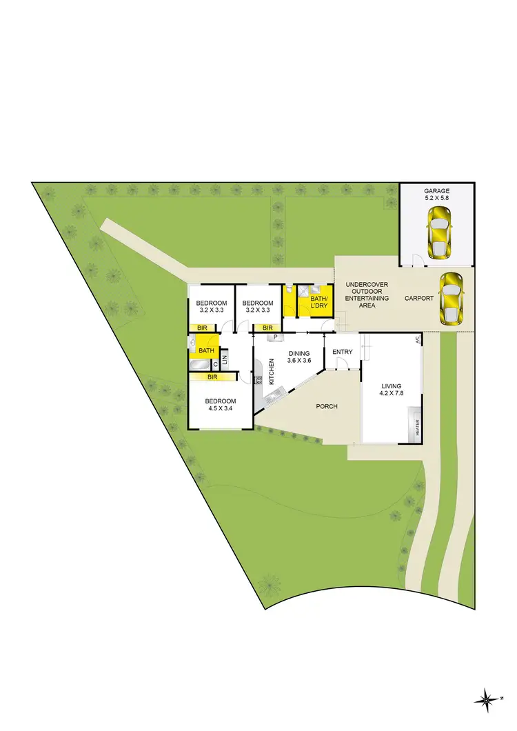 Floorplan of Homely house listing, 10 Highview Parade, Hamlyn Heights VIC 3215