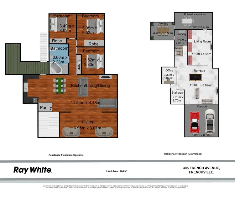 Floorplan of Homely house listing, 385 French Avenue, Frenchville QLD 4701