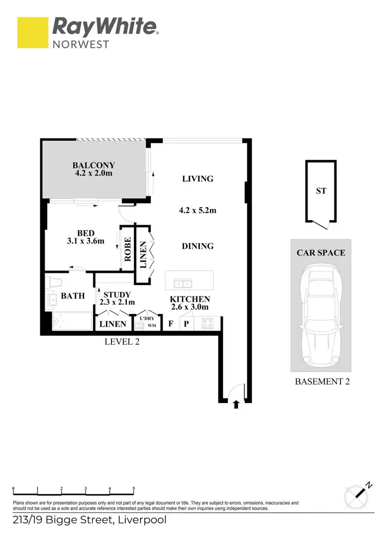Floorplan of Homely apartment listing, 213/19 Bigge Street, Liverpool NSW 2170