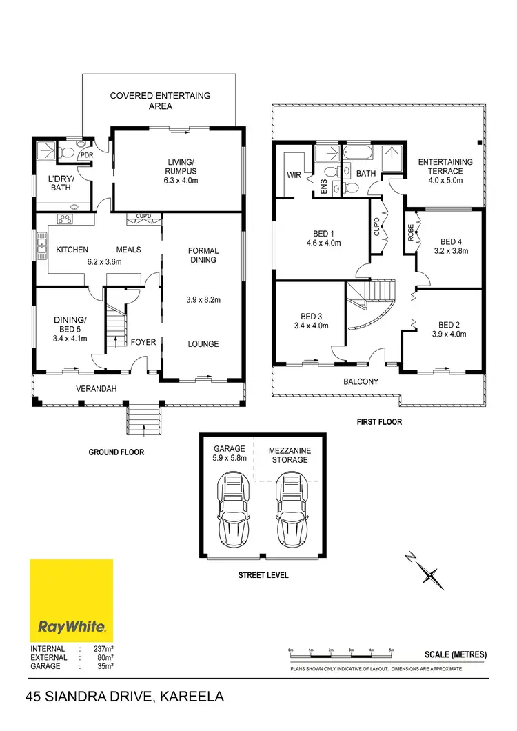 Floorplan of Homely house listing, 45 Siandra Drive, Kareela NSW 2232