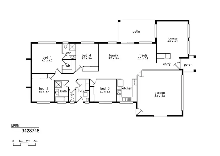 Floorplan of Homely house listing, 28 Ningaloo Crescent, Burdell QLD 4818