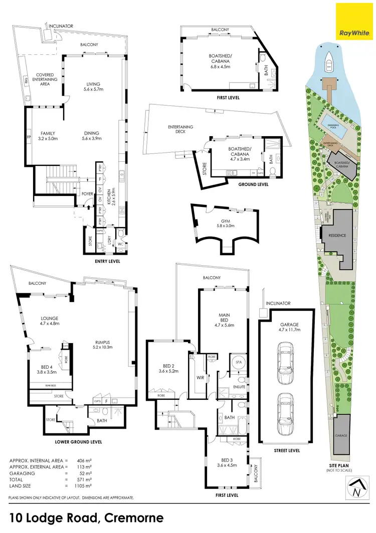 Floorplan of Homely house listing, 10 Lodge Road, Cremorne NSW 2090
