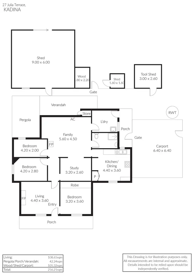 Floorplan of Homely house listing, 27 Julia Terrace, Kadina SA 5554