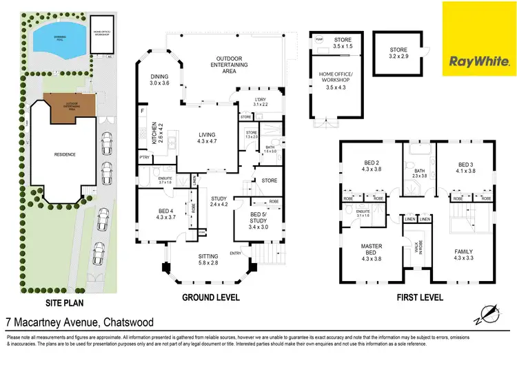 Floorplan of Homely house listing, 7 Macartney Avenue, Chatswood NSW 2067