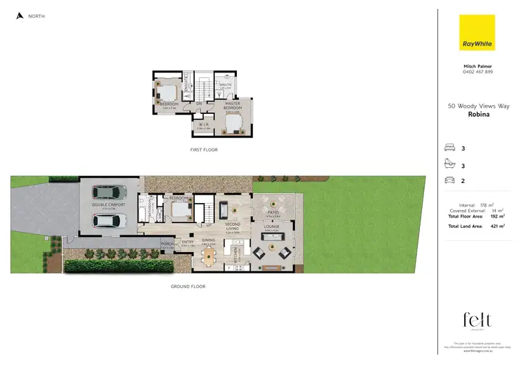 Floorplan of Homely house listing, 50 Woody Views Way, Robina QLD 4226