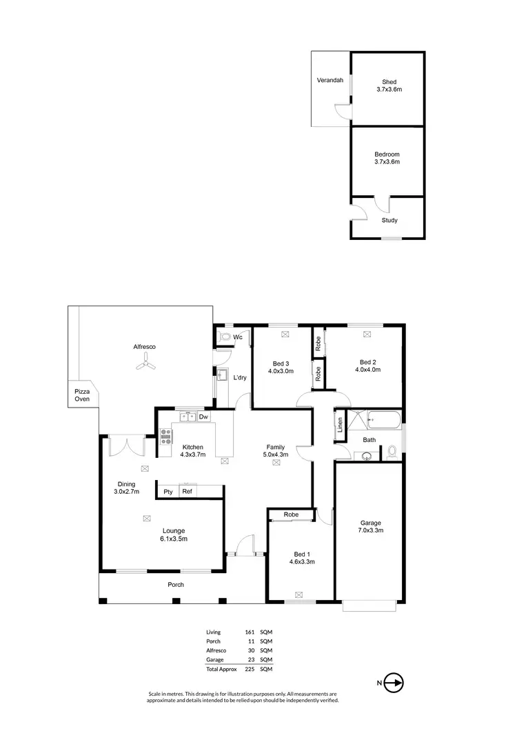 Floorplan of Homely house listing, 15 White Sands Drive, Grange SA 5022