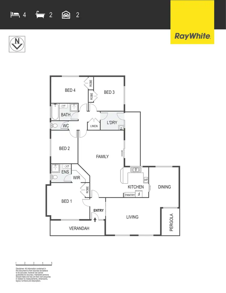 Floorplan of Homely house listing, 16 Noarlunga Crescent, Bonython ACT 2905