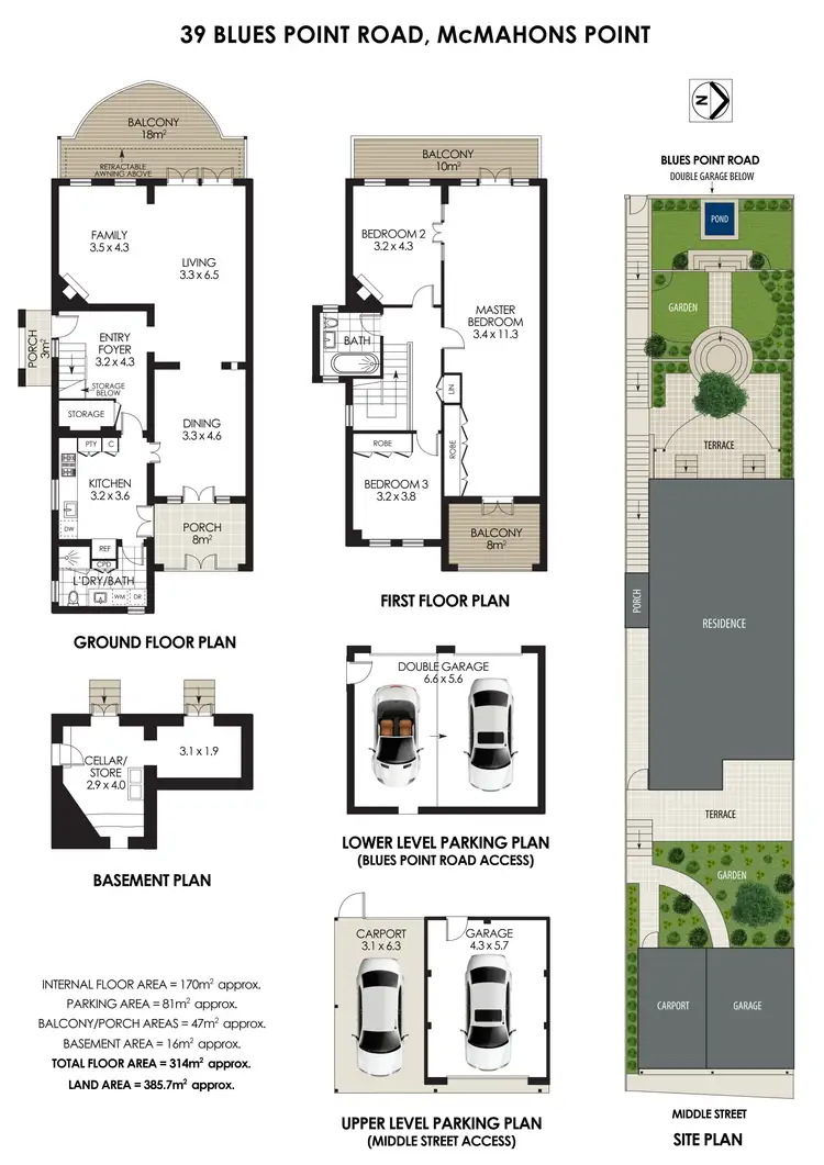Floorplan of Homely house listing, 39 Blues Point Road, Mcmahons Point NSW 2060