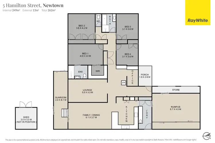 Floorplan of Homely house listing, 5 Hamilton Street, Newtown QLD 4350