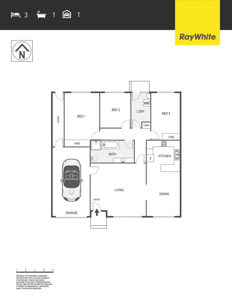 Floorplan of Homely townhouse listing, 17 Epenarra Close, Hawker ACT 2614