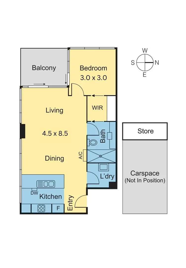 Floorplan of Homely apartment listing, 30/122 High Street, Preston VIC 3072