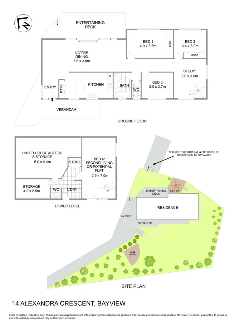 Floorplan of Homely house listing, 14 Alexandra Crescent, Bayview NSW 2104