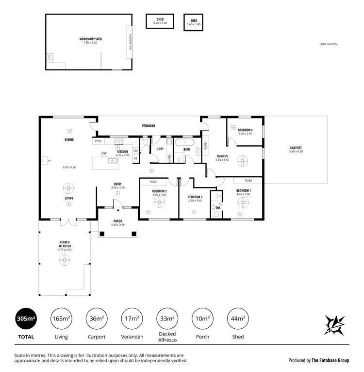 Floorplan of Homely house listing, 10 The Knoll Crescent, Coromandel Valley SA 5051