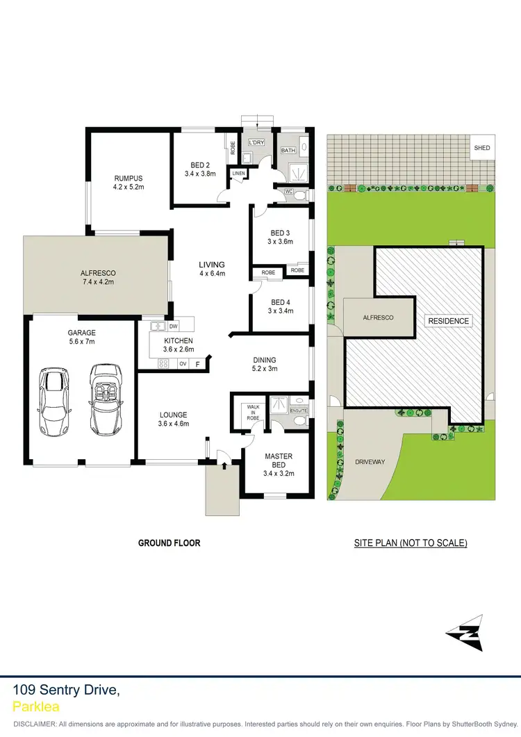 Floorplan of Homely house listing, 109 Sentry Drive, Parklea NSW 2768