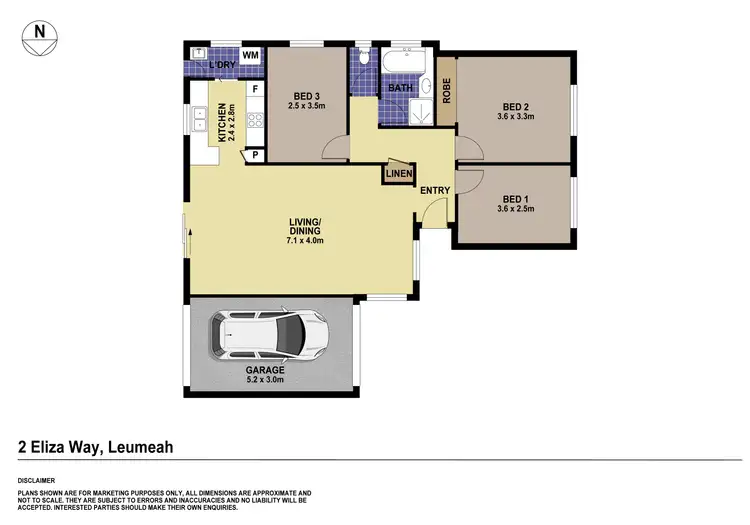Floorplan of Homely house listing, 2 Eliza Way, Leumeah NSW 2560