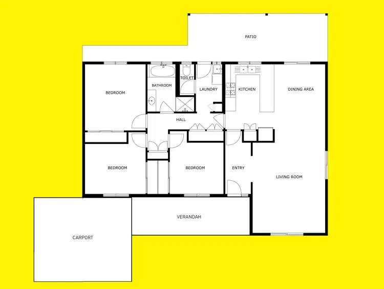 Floorplan of Homely house listing, 29 De Garis Drive, Mildura VIC 3500
