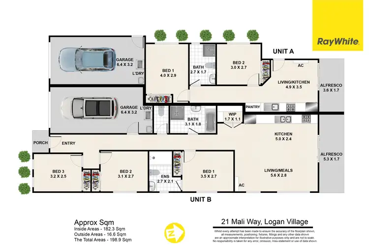 Floorplan of Homely house listing, 21 Mali Way, Logan Village QLD 4207
