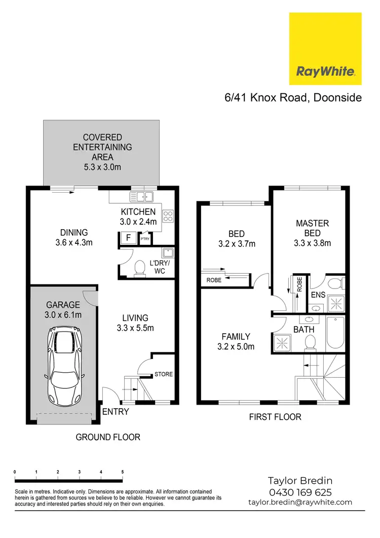 Floorplan of Homely townhouse listing, 6/41 Knox Road, Doonside NSW 2767