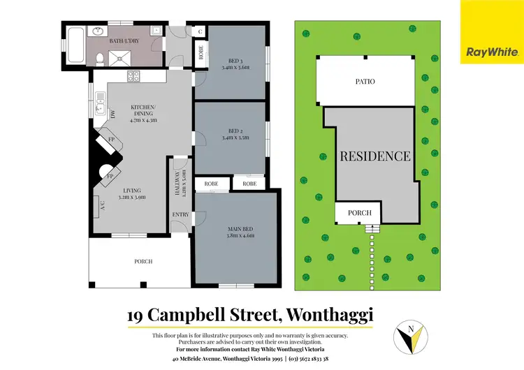 Floorplan of Homely house listing, 19 Campbell Street, Wonthaggi VIC 3995