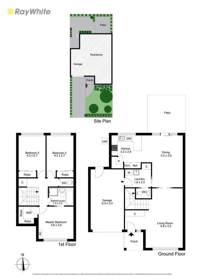 Floorplan of Homely townhouse listing, 12A Barwon Avenue, Frankston VIC 3199