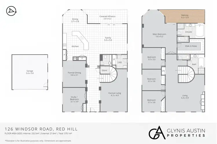 Floorplan of Homely house listing, 126 Windsor Road, Red Hill QLD 4059