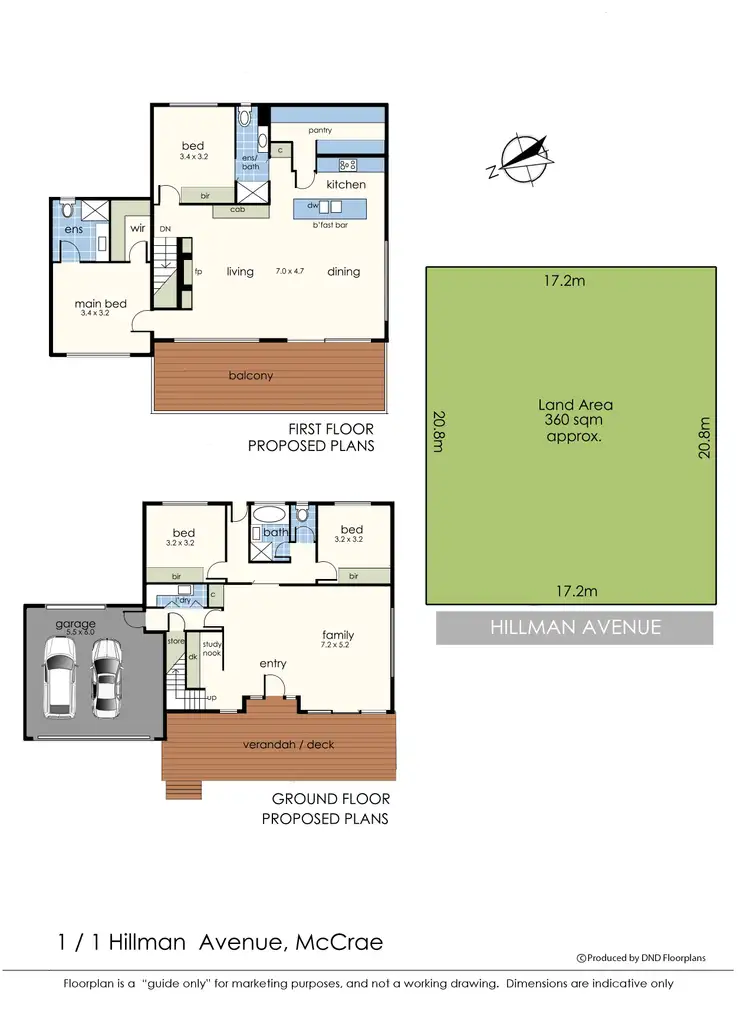 Floorplan of Homely land listing, LOT 1, 1 Hillman Avenue, Mccrae VIC 3938
