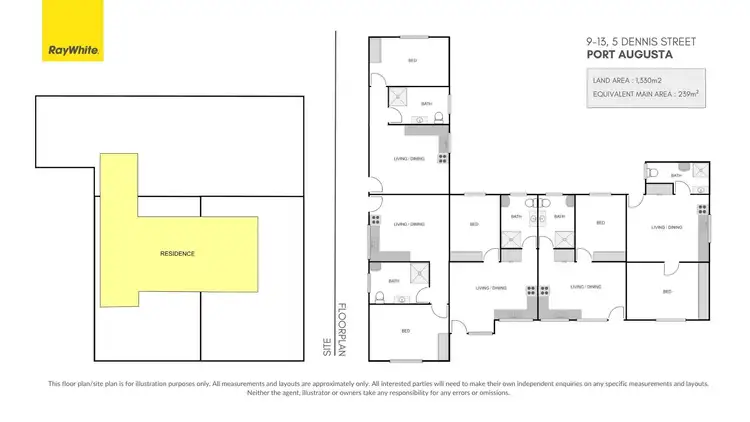 Floorplan of Homely block of units listing, 9-13/5 Dennis Street, Port Augusta SA 5700