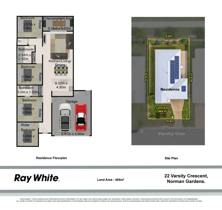 Floorplan of Homely house listing, 22 Varsity Crescent, Norman Gardens QLD 4701