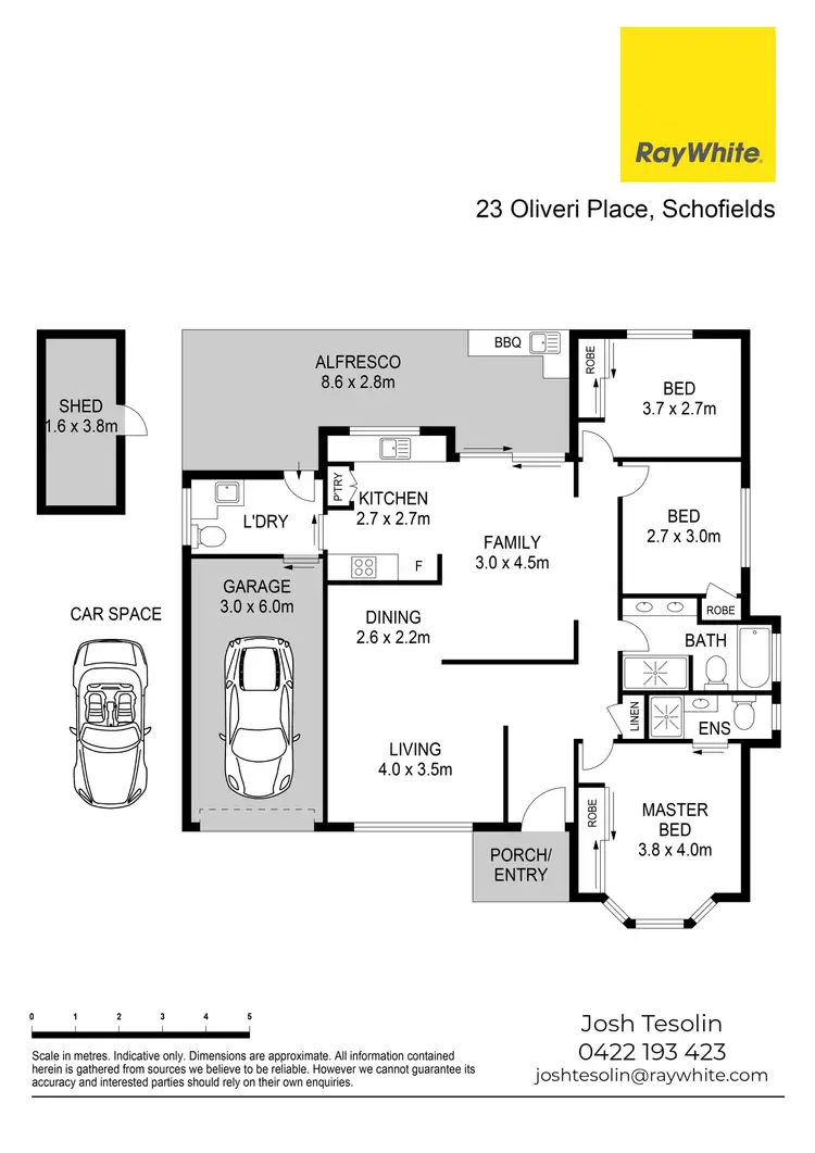 Floorplan of Homely house listing, 23 Oliveri Place, Schofields NSW 2762