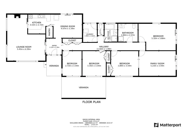Floorplan of Homely house listing, 27 Palaroo Street, Swan Hill VIC 3585