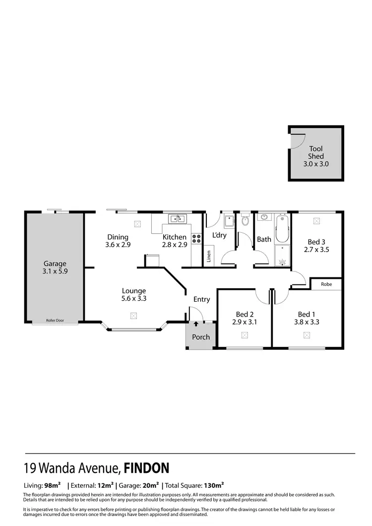 Floorplan of Homely house listing, 19 Wanda Avenue, Findon SA 5023