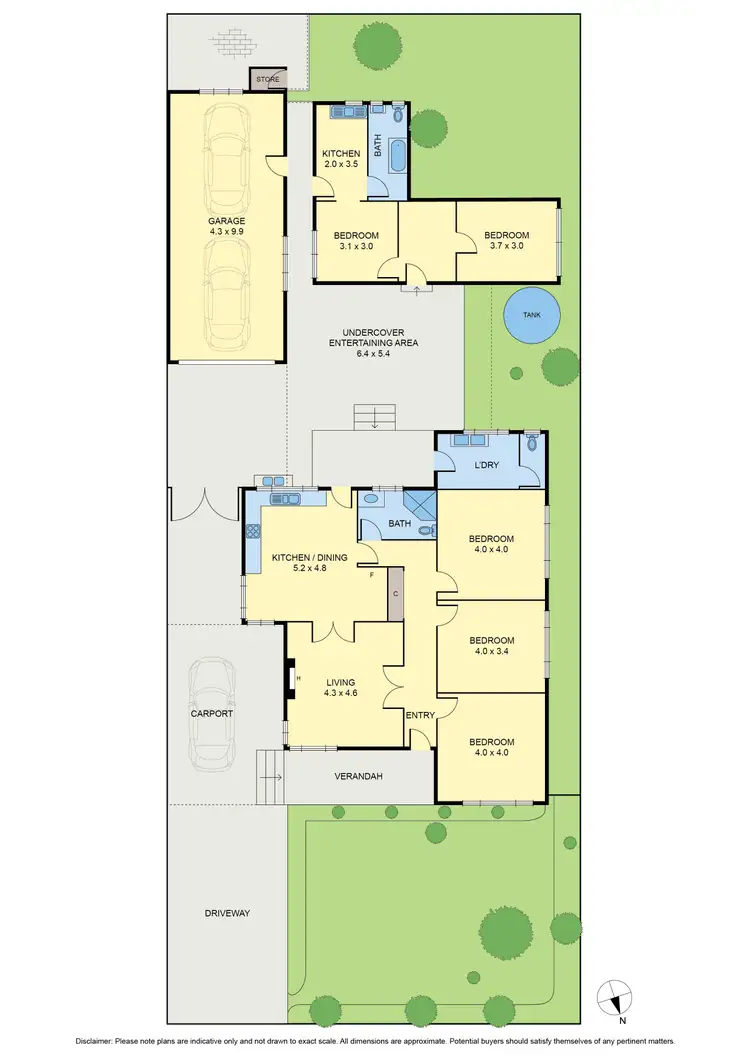 Floorplan of Homely house listing, 77 Denys Street, Fawkner VIC 3060