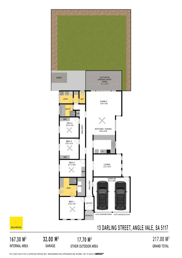 Floorplan of Homely house listing, 13 Darling Street, Angle Vale SA 5117