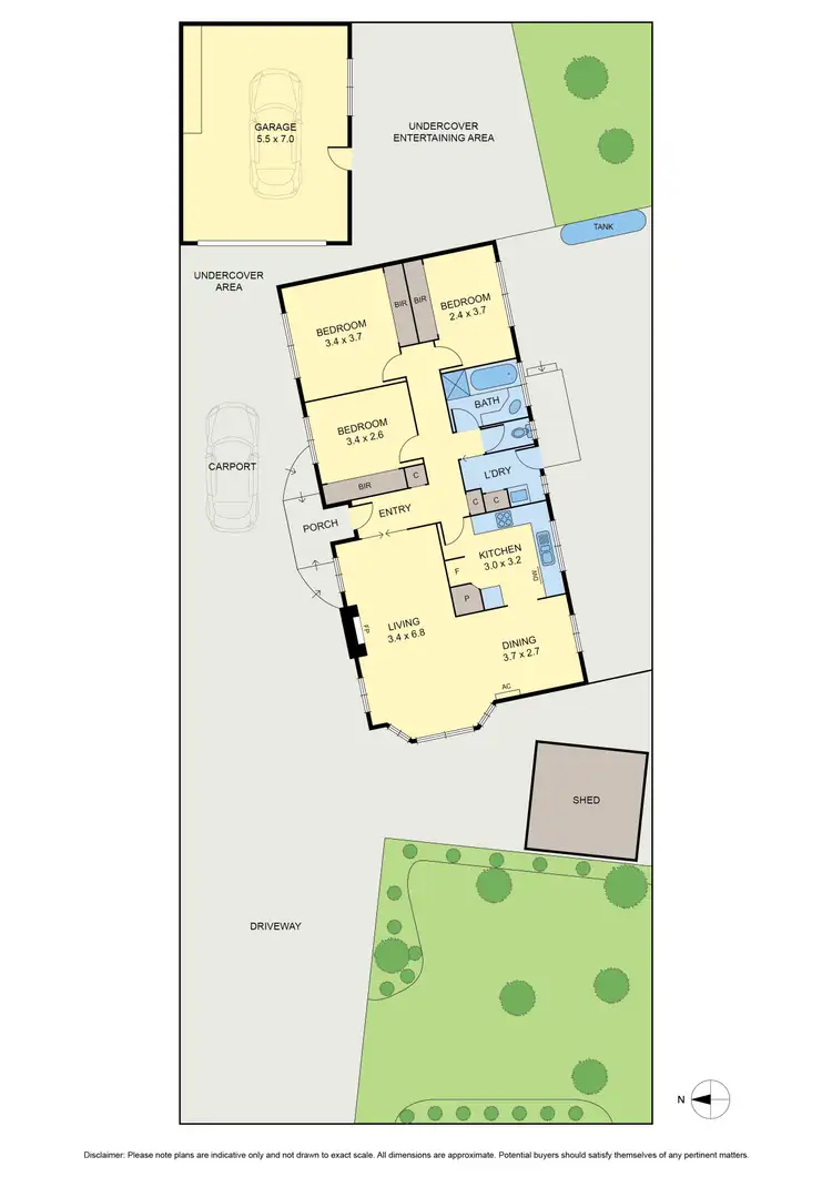 Floorplan of Homely house listing, 8 Emerald Street, Dallas VIC 3047