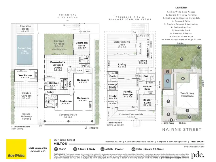 Floorplan of Homely house listing, 28 Nairn Street, Milton QLD 4064