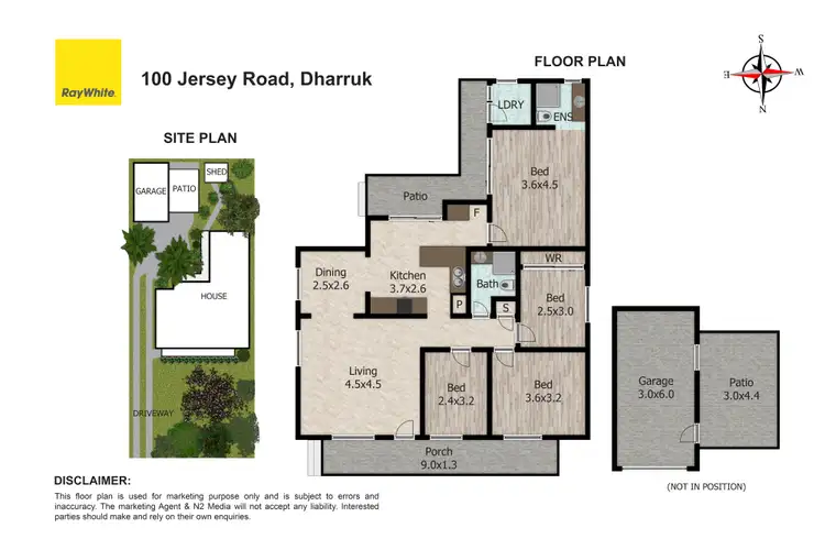 Floorplan of Homely house listing, 100 Jersey Road, Dharruk NSW 2770