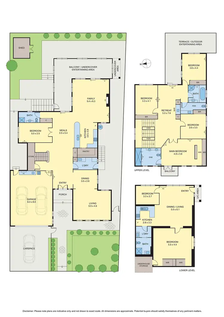 Floorplan of Homely house listing, 46 Ravenhill Boulevard, Roxburgh Park VIC 3064
