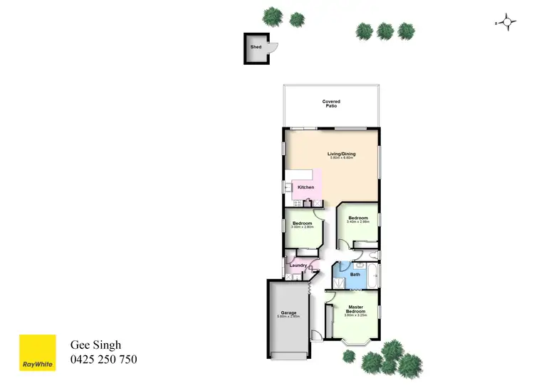 Floorplan of Homely house listing, 135 Centennial Way, Forest Lake QLD 4078