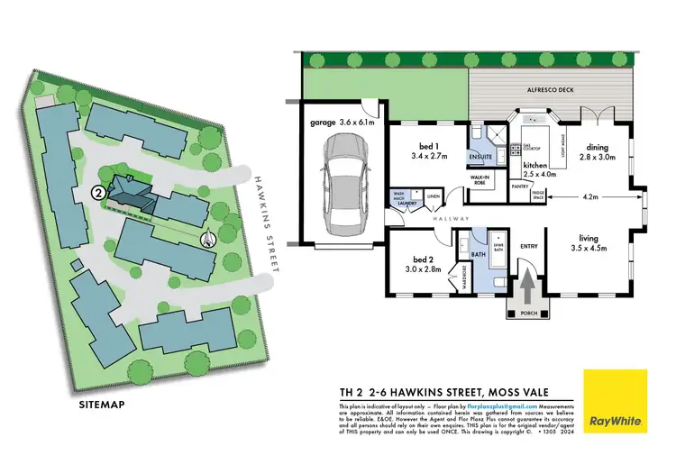 Floorplan of Homely villa listing, 2/2-6 Hawkins Street, Moss Vale NSW 2577