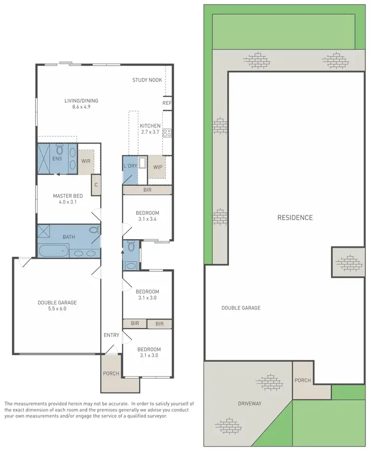 Floorplan of Homely house listing, 18 Heidelberg Street, Mambourin VIC 3024