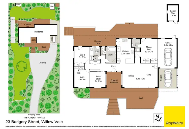 Floorplan of Homely house listing, 23 Badgery Street, Willow Vale NSW 2575