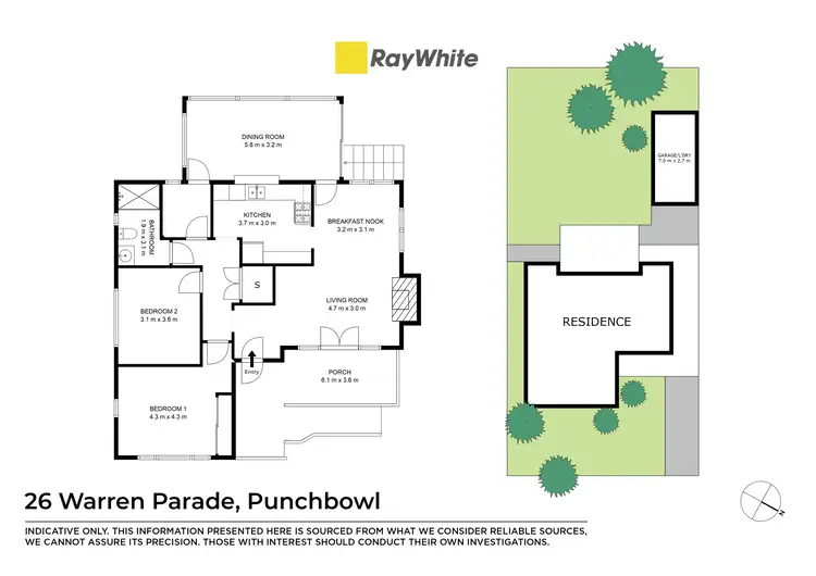 Floorplan of Homely house listing, 26 Warren Parade, Punchbowl NSW 2196