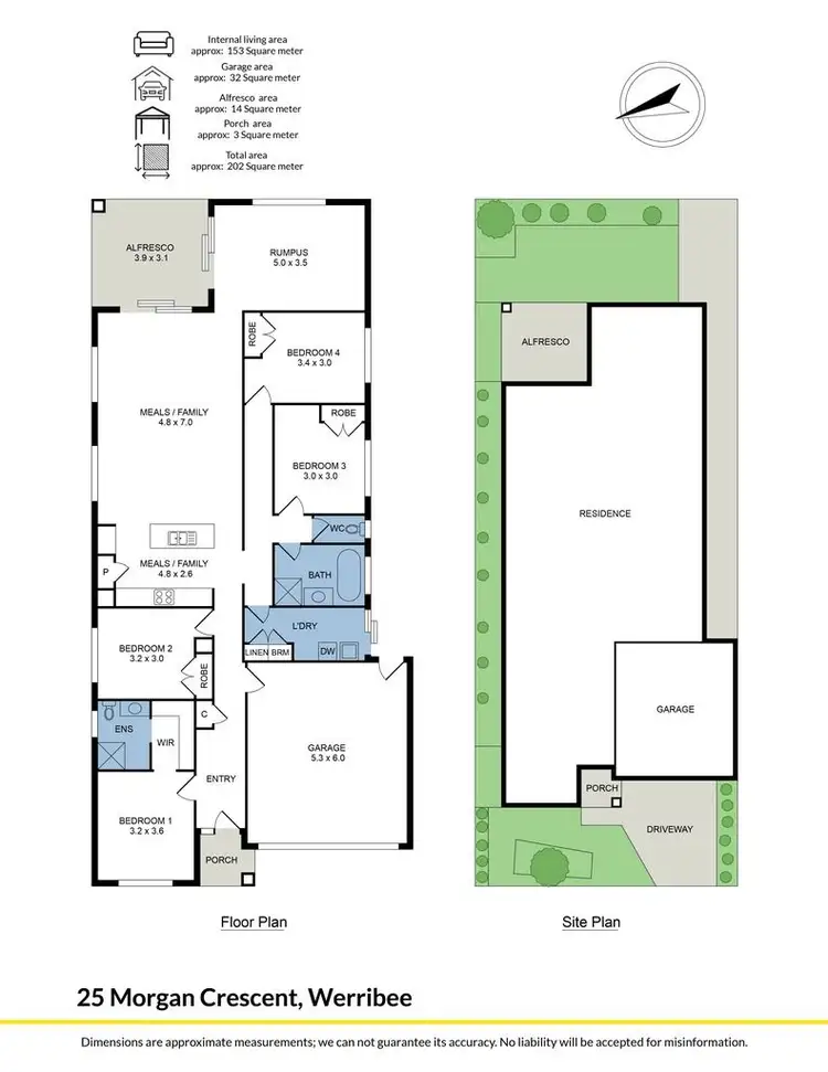 Floorplan of Homely house listing, 25 Morgan Crescent, Werribee VIC 3030