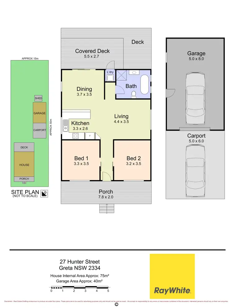 Floorplan of Homely house listing, 27 Hunter Street, Greta NSW 2334