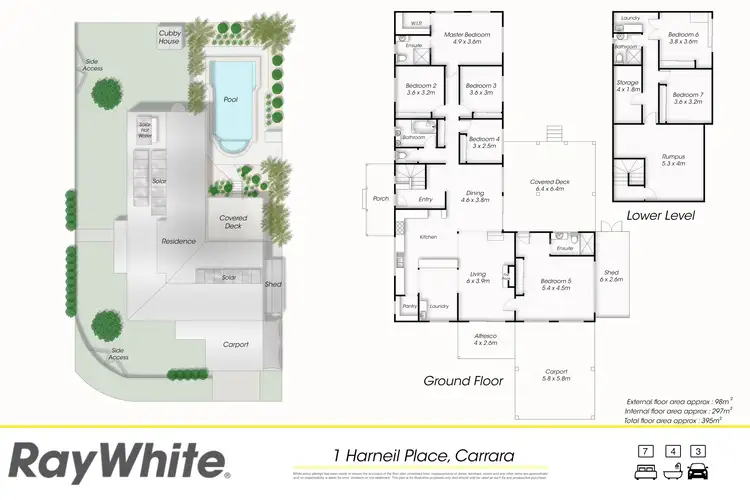 Floorplan of Homely house listing, 1 Harneil Place, Carrara QLD 4211