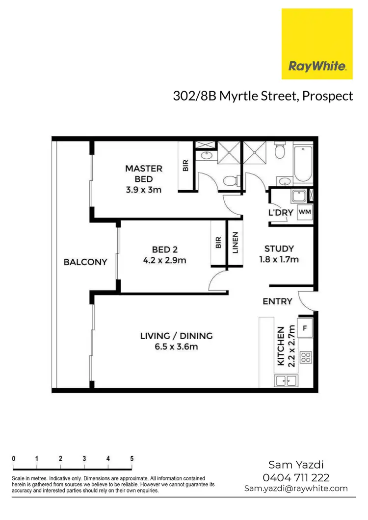 Floorplan of Homely house listing, 302/8B Myrtle Street, Prospect NSW 2148